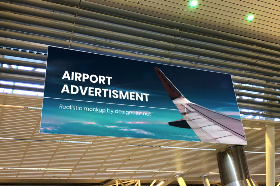 airport-advertisement-realistic-mockup