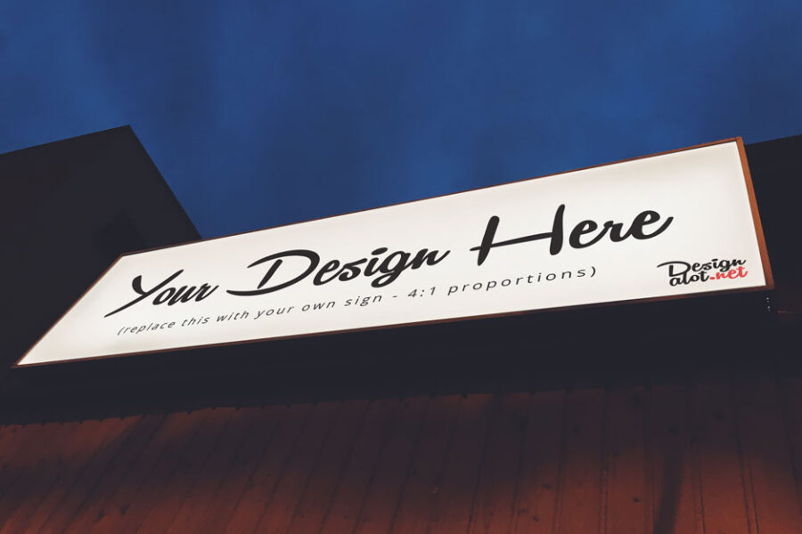 Outdoor-Rectangular-Night-Sign-Mockup