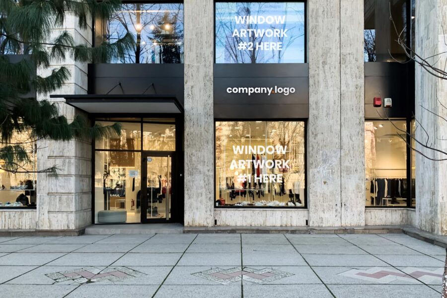 storefront mockup