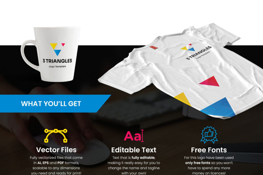 3-triangles-logo-template